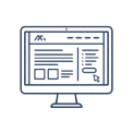 Icono de soluciones digitales